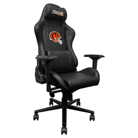 Dreamseat Xpression Pro Gaming Chair with Cincinnati Bengals Helmet Logo XZXPPRO032-PSNFL20027A